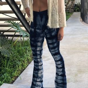 Forever21 Tie Dye Flare Pant